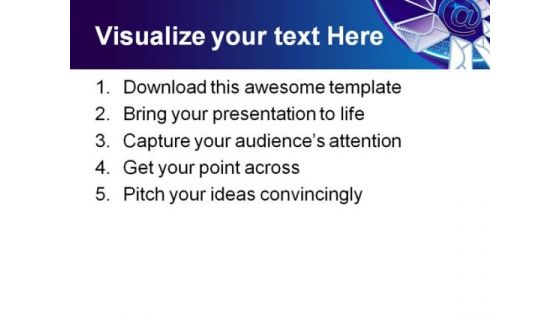 E Mail And Internet Computer PowerPoint Themes And PowerPoint Slides 0611