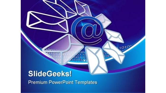 E Mail And Internet Computer PowerPoint Themes And PowerPoint Slides 0611