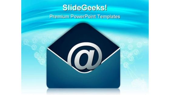 E Mail Concept Internet PowerPoint Themes And PowerPoint Slides 0211