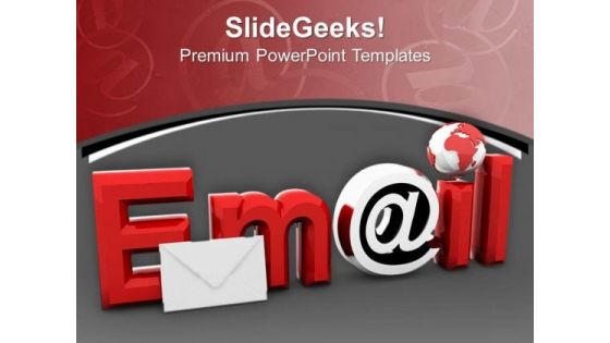 E Mail We Can Connect Globaly PowerPoint Templates Ppt Backgrounds For Slides 0813