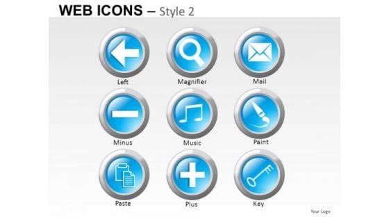 E Mail Web Icons PowerPoint Slides And Ppt Diagram Templates