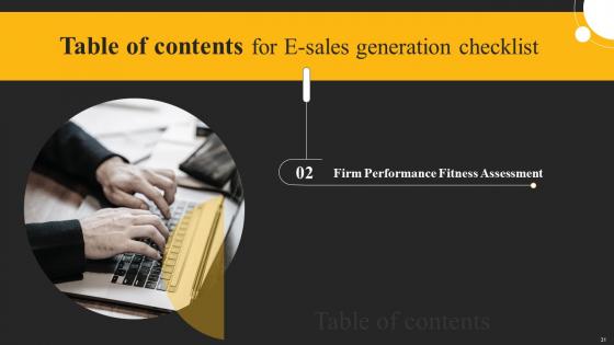 E Sales Generation Checklist Ppt PowerPoint Presentation Complete Deck With Slides