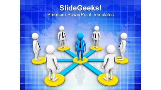 Each Member Of Team Should Connected PowerPoint Templates Ppt Backgrounds For Slides 0713