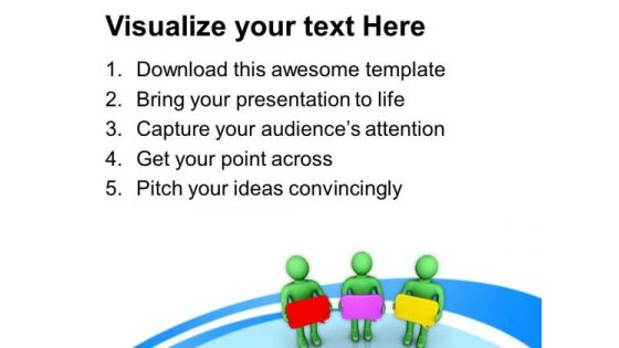 Each People Have Unique Idea PowerPoint Templates Ppt Backgrounds For Slides 0813