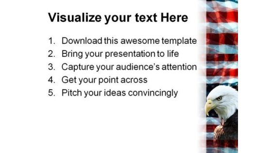 Eagle01 Animal PowerPoint Template 1110 Slide03