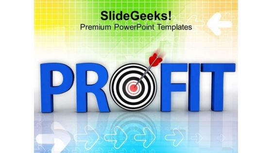 Earn Profit For Business PowerPoint Templates Ppt Backgrounds For Slides 0413