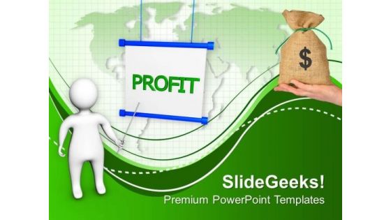 Earn Profit With Hardwork PowerPoint Templates Ppt Backgrounds For Slides 0513