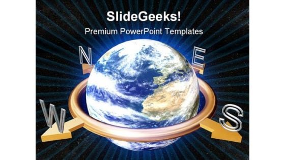 Earth Compass Travel PowerPoint Themes And PowerPoint Slides 0211 Earth Compass Travel PowerPoint Themes And PowerPoint Slides 0211