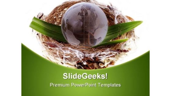 Earth Globe Business PowerPoint Templates And PowerPoint Backgrounds 0511