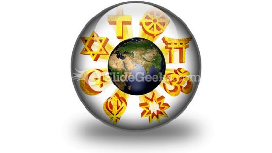 Earth Religious Symbols PowerPoint Icon C