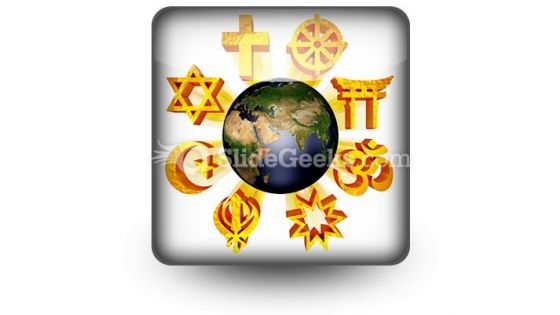 Earth Religious Symbols PowerPoint Icon S