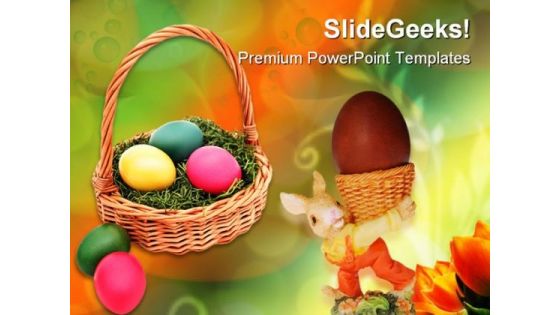 Easter Basket Holidays PowerPoint Templates And PowerPoint Backgrounds 0211