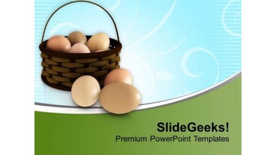Easter Bunny Eggs Full Of Surprises PowerPoint Templates Ppt Backgrounds For Slides 0813
