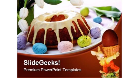 Easter Cake Food PowerPoint Templates And PowerPoint Backgrounds 0211