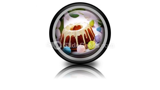 Easter Cake PowerPoint Icon Cc