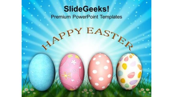 Easter Day Message Of Hope Festival PowerPoint Templates Ppt Backgrounds For Slides 0313