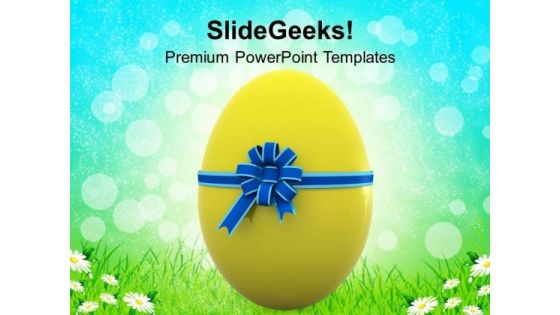 Easter Egg For Someone Special PowerPoint Templates Ppt Backgrounds For Slides 0313