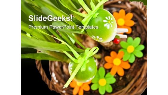 Easter Eggs Christmas PowerPoint Templates And PowerPoint Backgrounds 0111