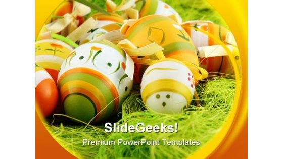 Easter Eggs Festival Nature PowerPoint Templates And PowerPoint Backgrounds 0211