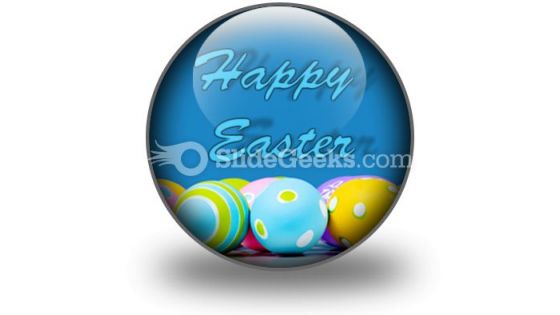 Easter Eggs PowerPoint Icon C