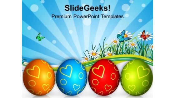 Easter Festival Of Colors Celebration PowerPoint Templates Ppt Backgrounds For Slides 0313