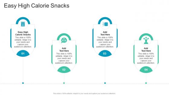 Easy High Calorie Snacks In Powerpoint And Google Slides Cpb