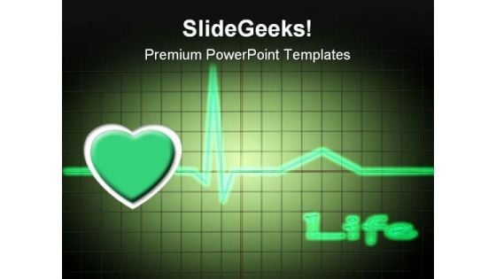 Ecg Medical PowerPoint Templates And PowerPoint Backgrounds 0611