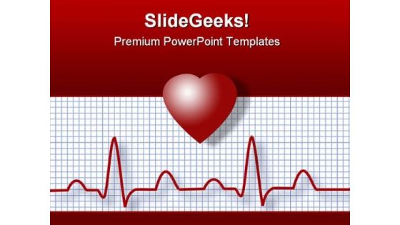 Ecg Science PowerPoint Template 0610