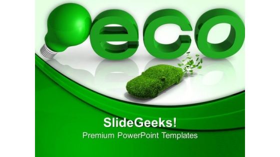 Eco Bulb Environment PowerPoint Templates And PowerPoint Themes 0812