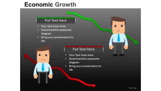 Economic Growth And Recession PowerPoint Templates