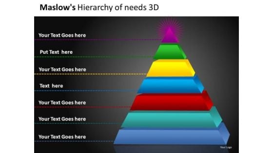 Editable 3d Pyramid PowerPoint Templates Pyramid Diagram Ppt