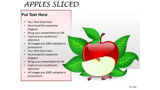 Editable Apple PowerPoint Graphic Slide
