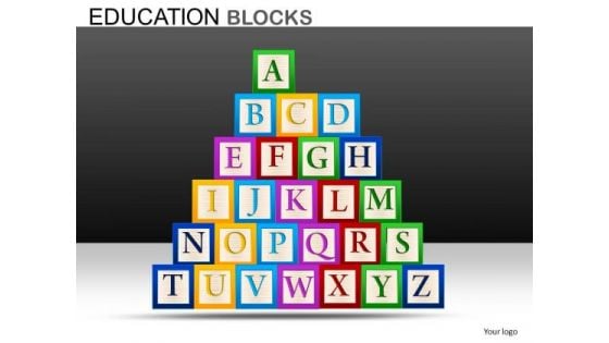 Editable Building Blocks PowerPoint Graphics