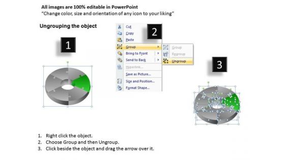 Editable Colors 3d Circular Puzzle 6 Pieces PowerPoint Slides And Ppt Diagram Templates