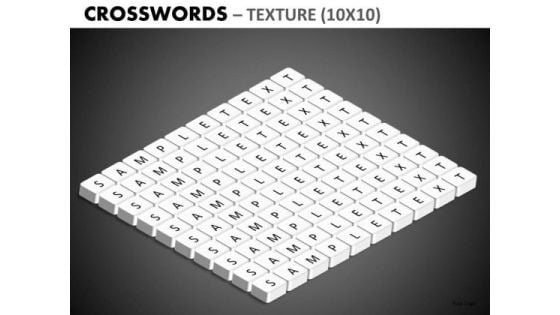 Editable Crossword Pieces Ppt