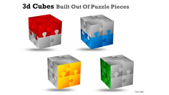 Editable Face 3d Cubes PowerPoint Slides And PowerPoint Image Diagrams