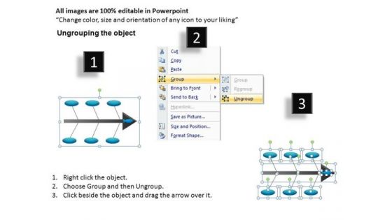 Editable Fishbone Diagrams PowerPoint Slides Ishikawa Diagrams Ppt Templates