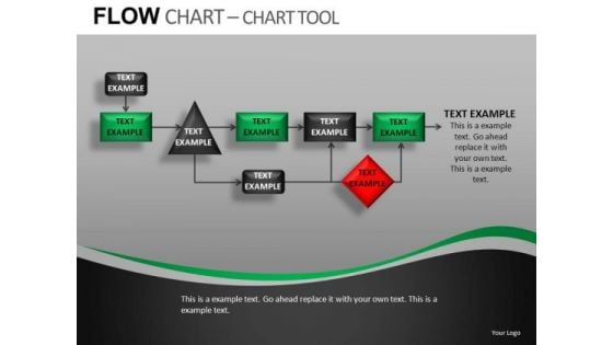 Editable Flow Chart Template For PowerPoint Presentations