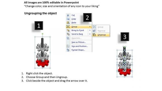 Editable Gear Wheels PowerPoint Templates Download