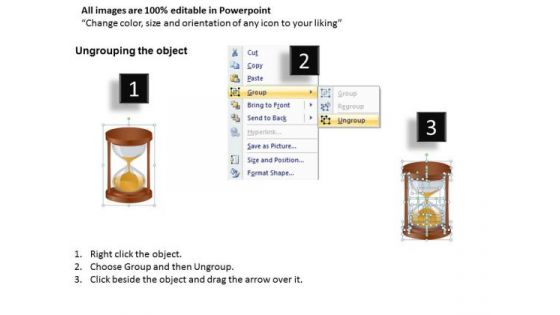 Editable Hourglass Deadline PowerPoint Slides