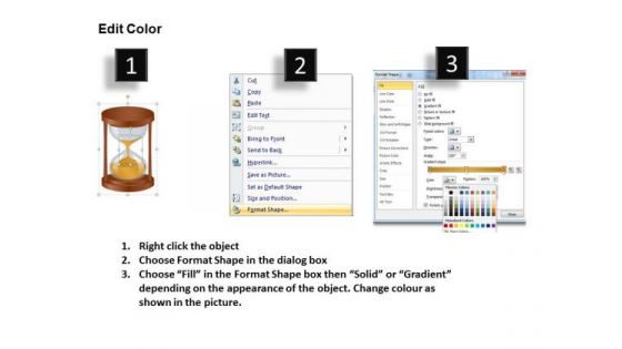 Editable Hourglass Deadline PowerPoint Slides