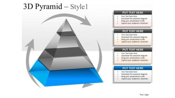 Editable Layers 3d Business Pyramid PowerPoint Slides And Ppt Diagrams Templates