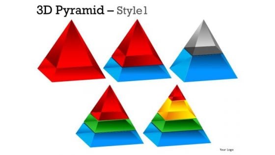 Editable Layers 3d Pyramid PowerPoint Slides And Ppt Diagrams Templates