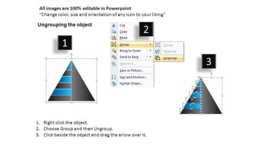 Editable PowerPoint Graphic Slide With 2d Pyramid Structure