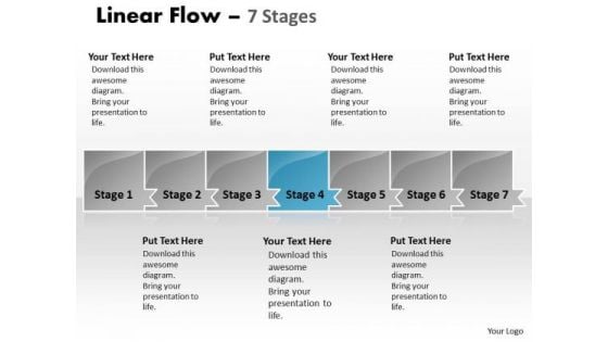 Editable Ppt Parellel Demonstration Of 7 Power Point Stage 5 Design