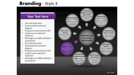 Editable Ppt Slides 9 Stages Wheel And Spoke Diagram PowerPoint Slides