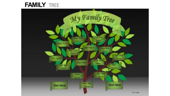 Editable Ppt Slides Family Tree Download