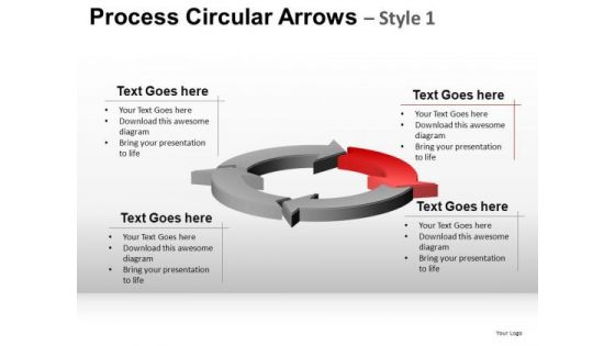 Editable Ppt Slides Process Circular Arrows PowerPoint Templates