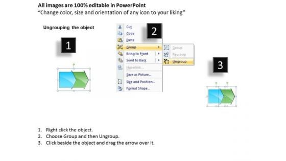 Editable Ppt Template Horizontal Illustration Through PowerPoint Graphics Arrows 1 Design