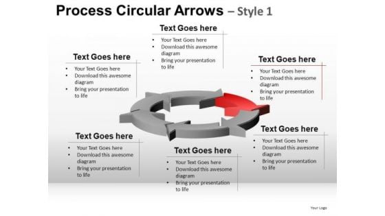 Editable Ppt Templates 6 Circle Arrows Cycle Diagram PowerPoint Slides